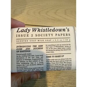 Bridgerton Lady Whistledowns Society Papers‎ Scented Goat Milk Soap